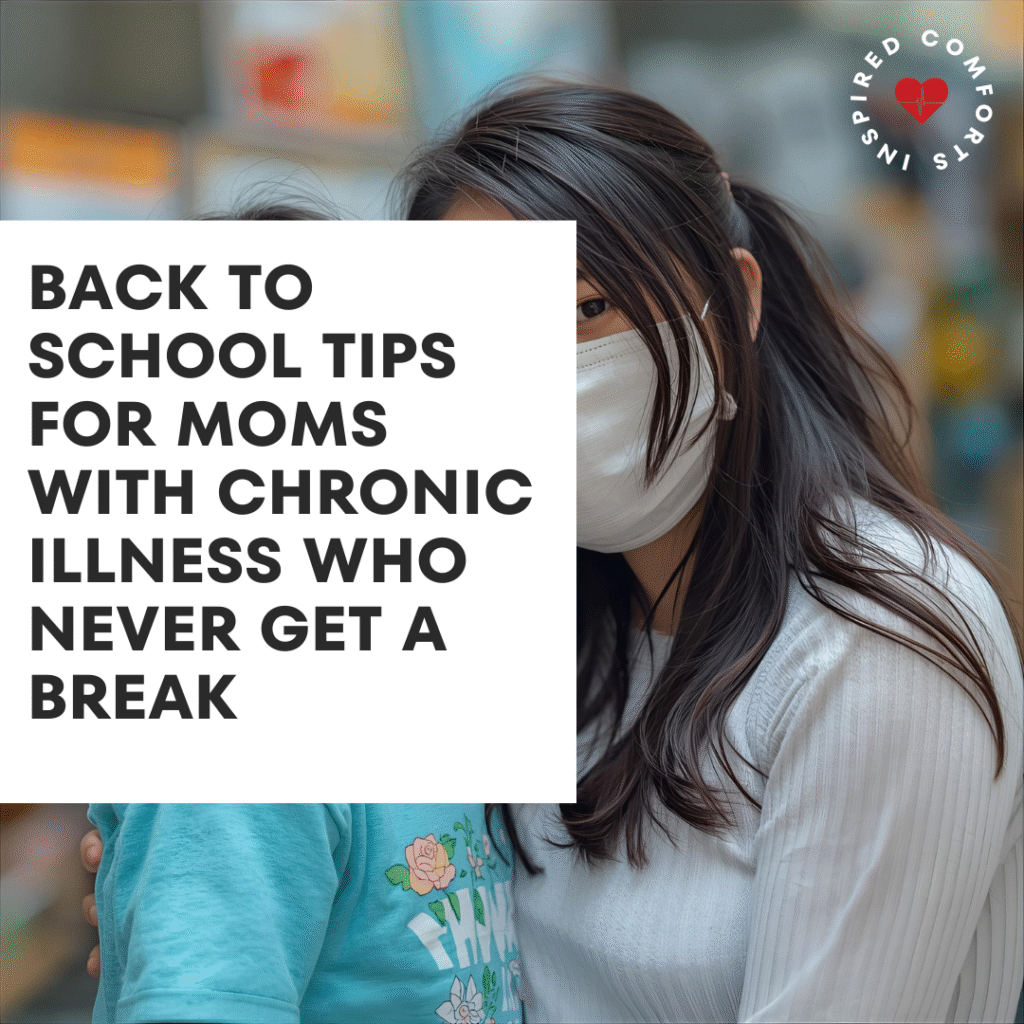 Mother and daughter walking to school together on a busy morning, showing love, support, and resilience during back to school season.